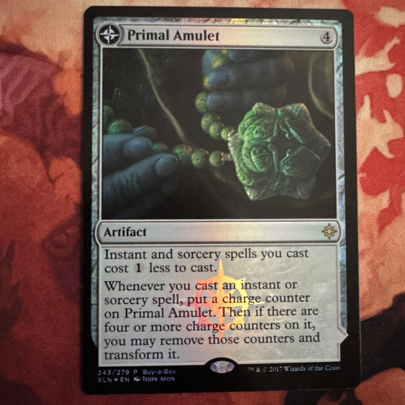 Primal Amulet/Wellspring Foil Buy-a-Box Promo MTG Magic The Gathering NM