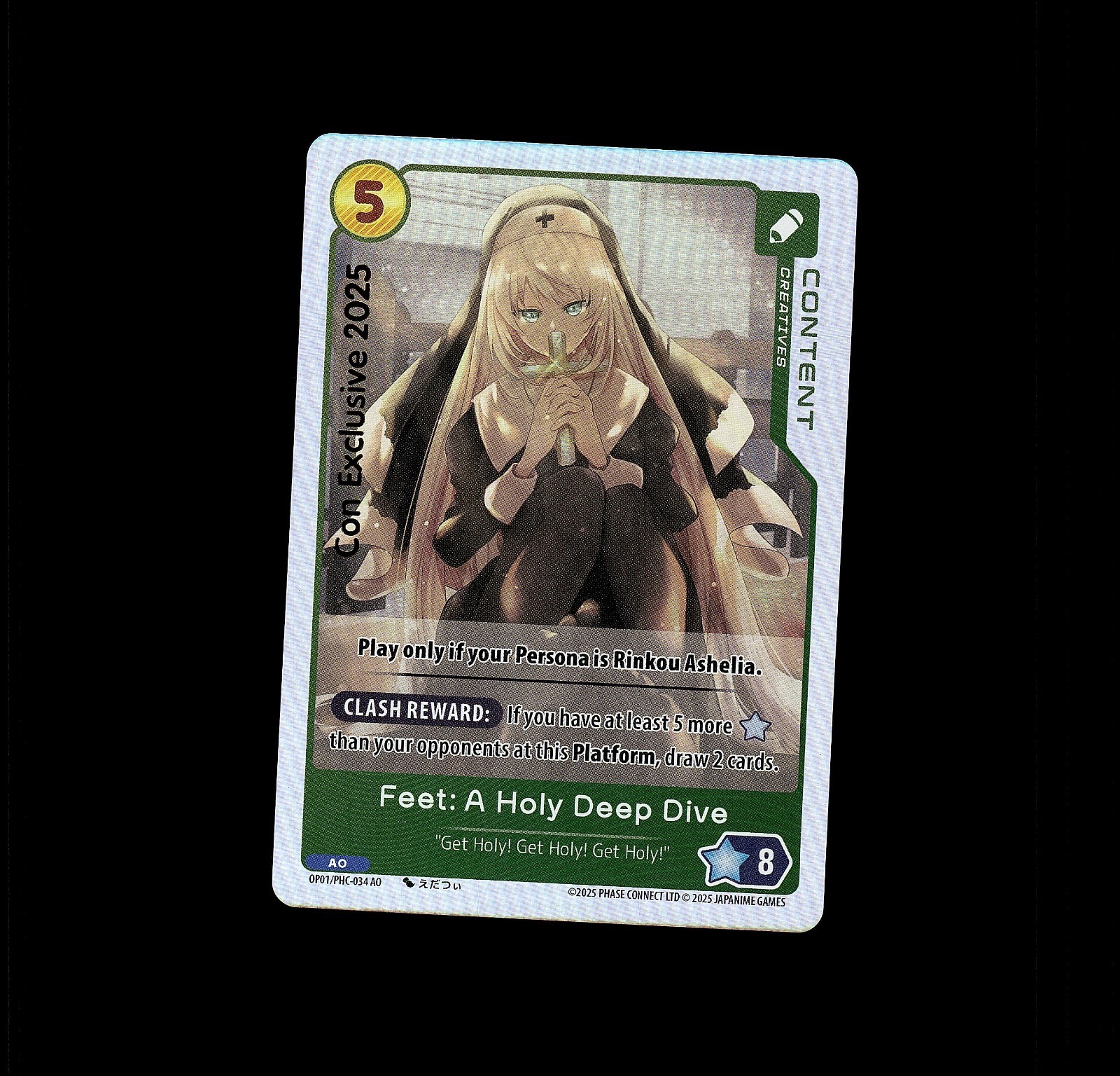 Oshi Push trading card game anime waifu 2025 con PROMO feet: a holy deep dive