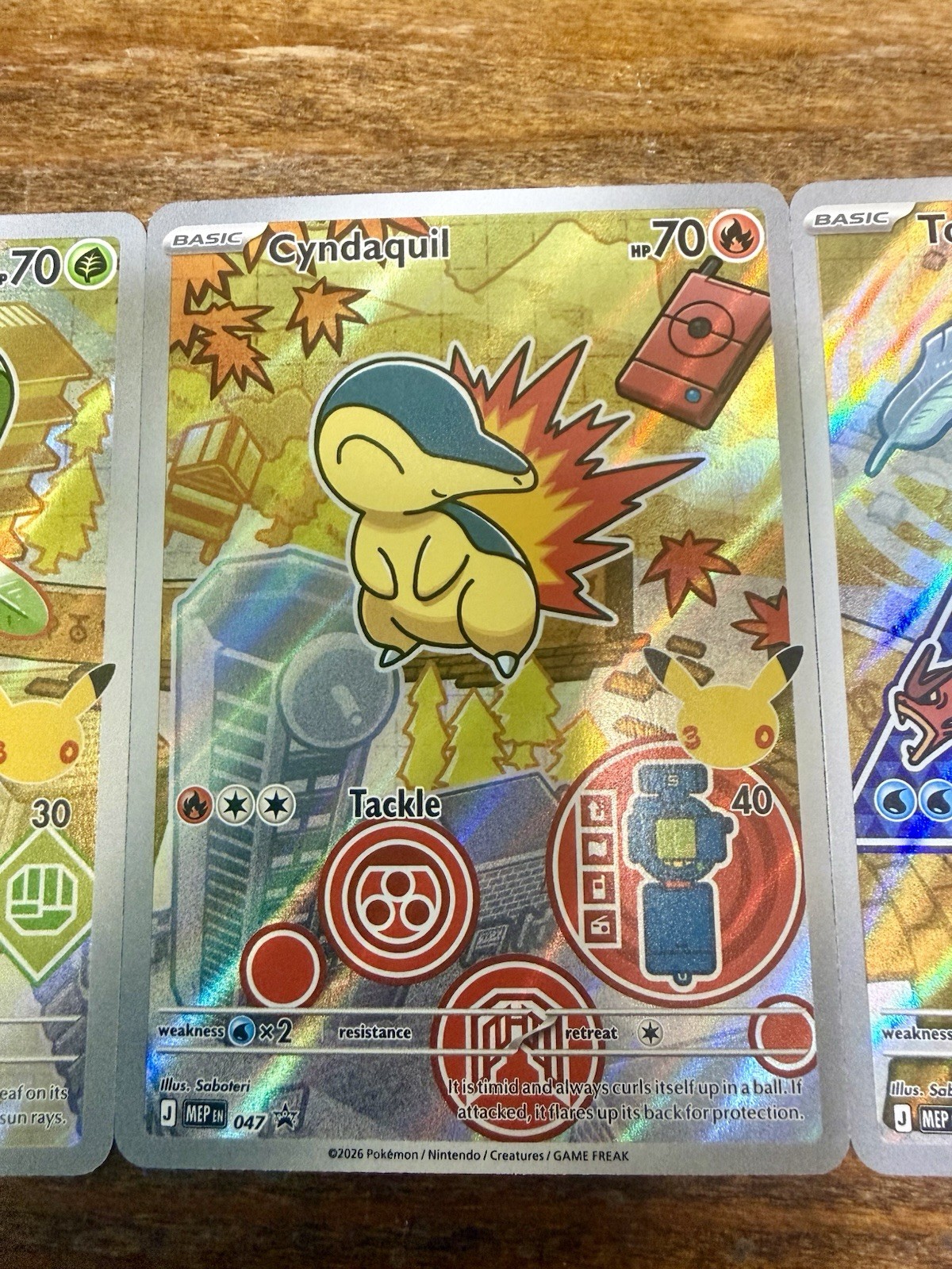Pokémon First Partner Series 2 Johto Starter Set Chikorita Cyndaquil Totodile