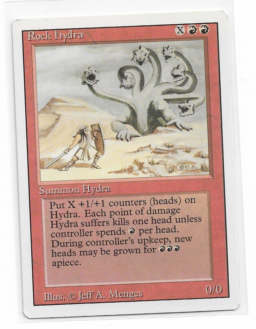 Magic the Gathering ~ MTG ~ 1x Rock Hydra ~ HP ~ REVISED