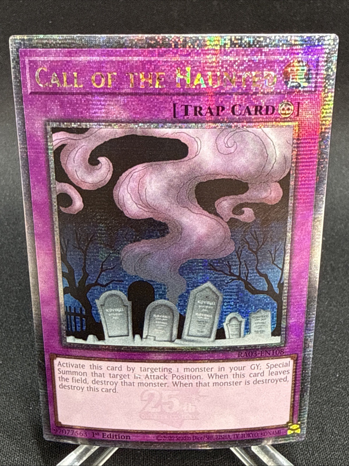 Call of the Haunted – Quarter Century Rare – RA03-EN108 Quarter Century NM