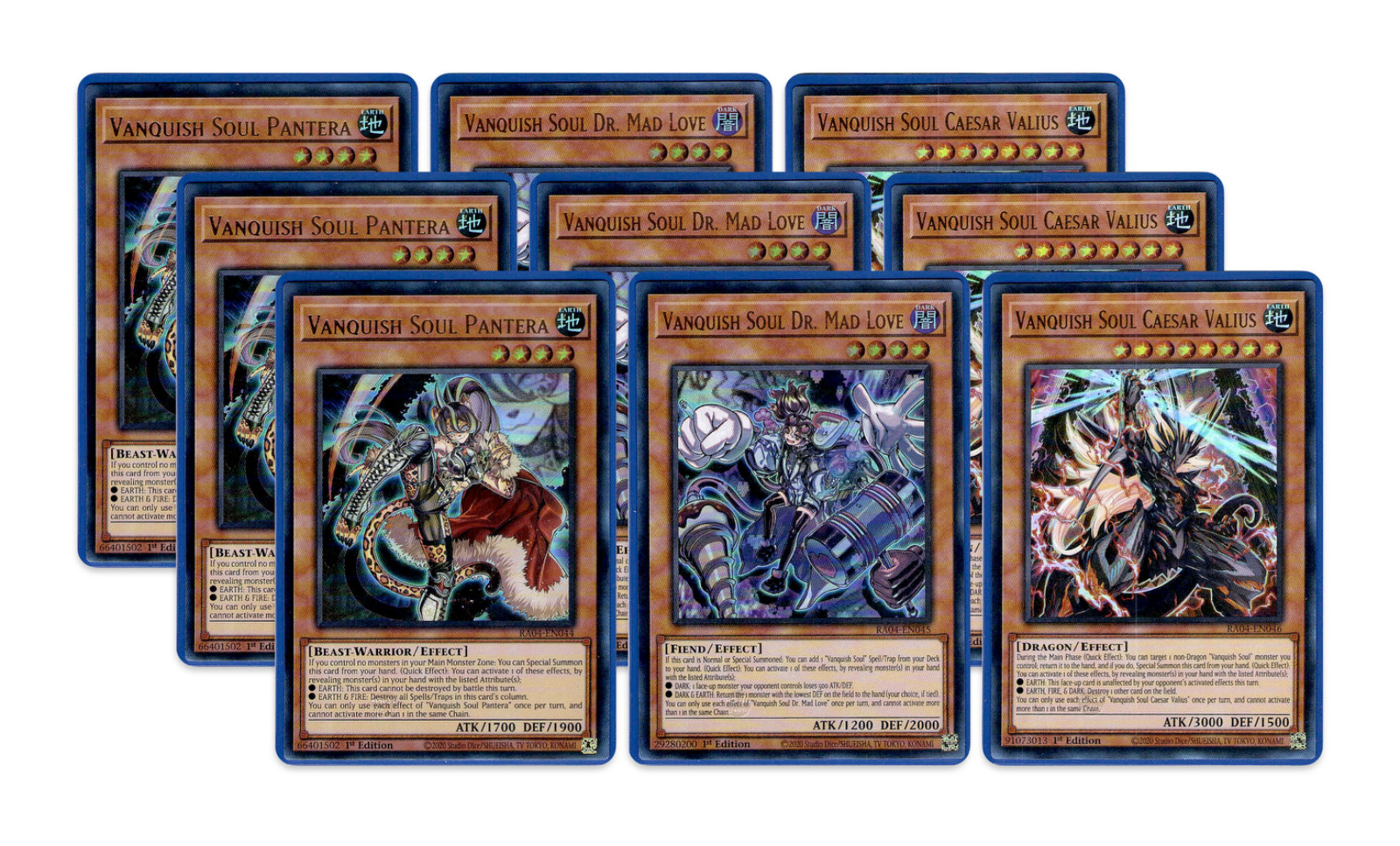 Yugioh! Vanquish Soul Deck Support RA04-EN, WISU-EN (Ultra Rare) 1st Ed