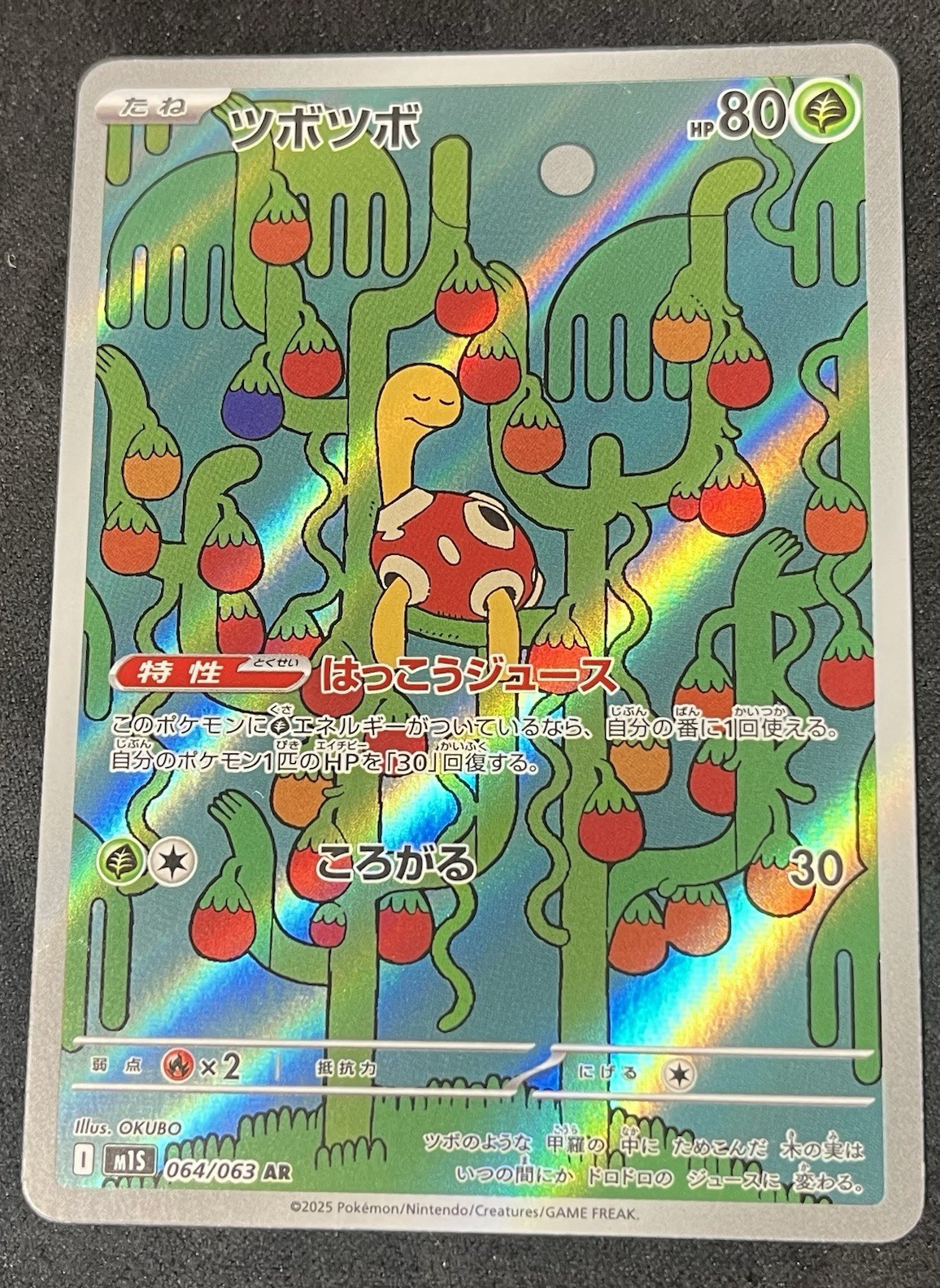 Pokemon Shuckle 064/063 M1s Mega Symphonia Holo Art Rare Japanese 80HP