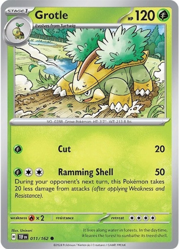 Grotle Normal [TEF – 011/162] LP Pokemon