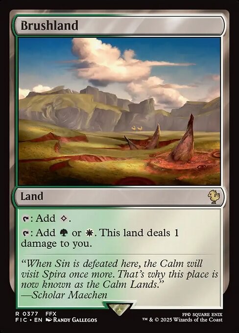 Brushland 377 R Normal FIC MTG NM