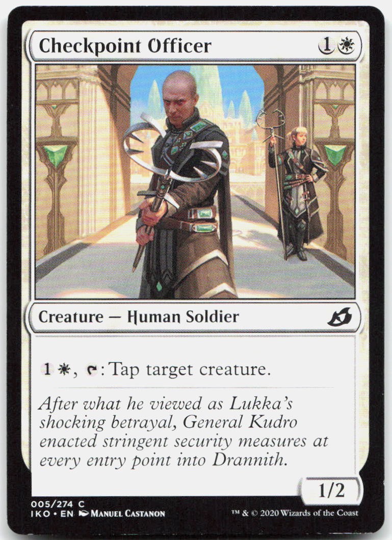 Checkpoint Officer C Ikoria: Lair of Behemoths IKO 5 NM Manuel Castañón