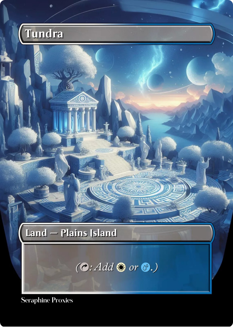 Tundra – High Quality Altered Art Custom Cards