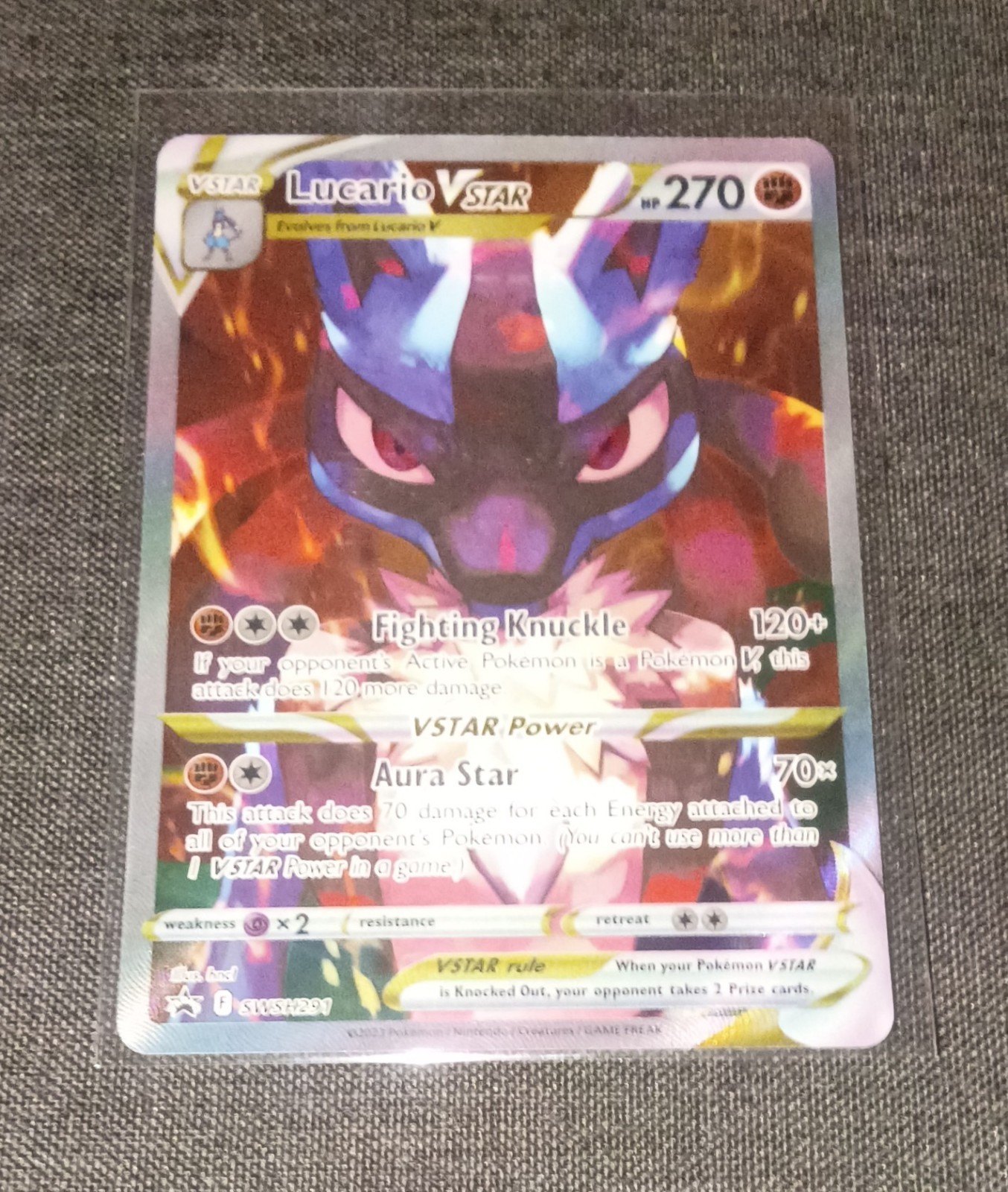 Lucario VSTAR SWSH291 Holo Promo Sword & Shield Promo Pokemon NM-M