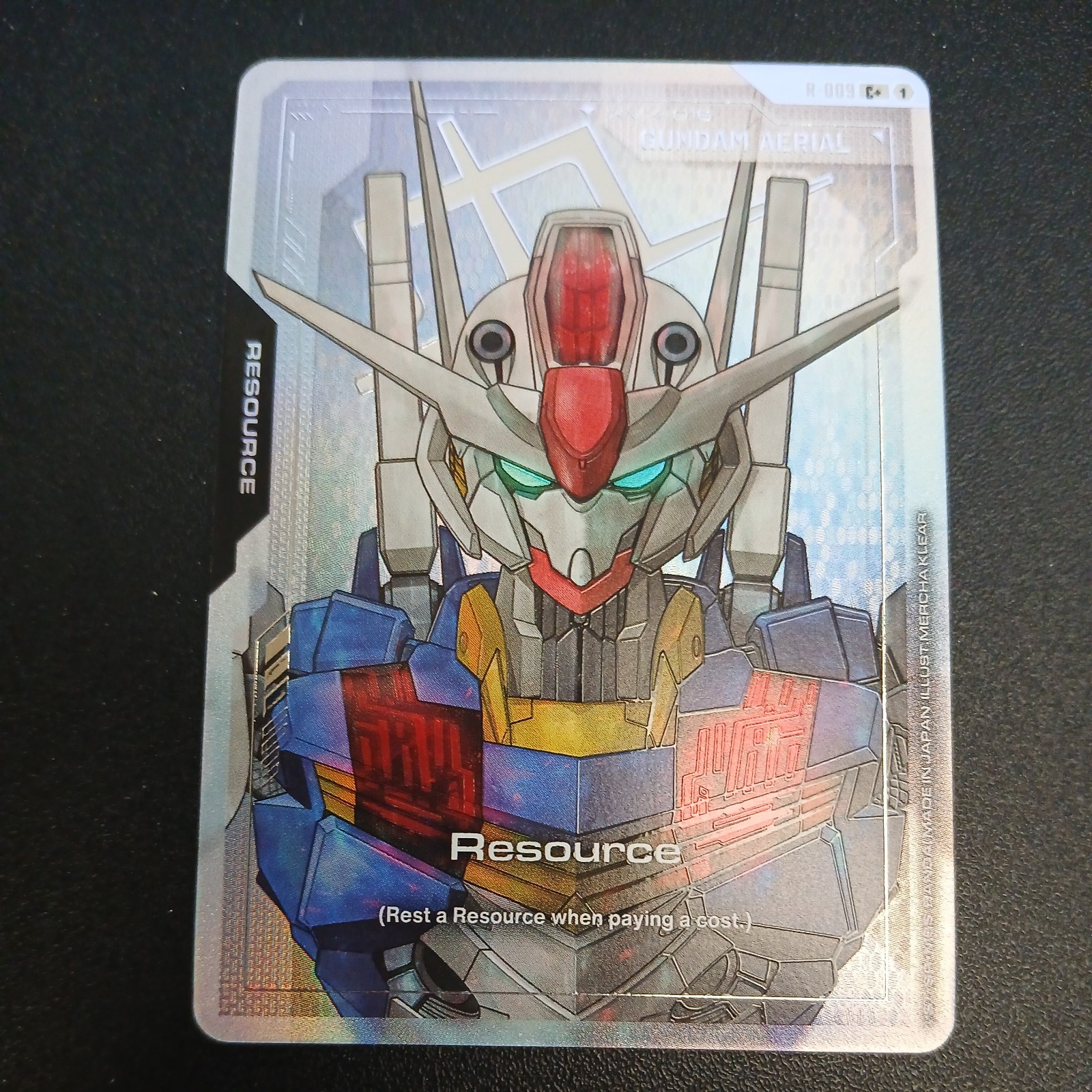 Gundam Aerial C+ Resource Card – Holo / Full Alt Art – Gundam TCG CCG Card Game
