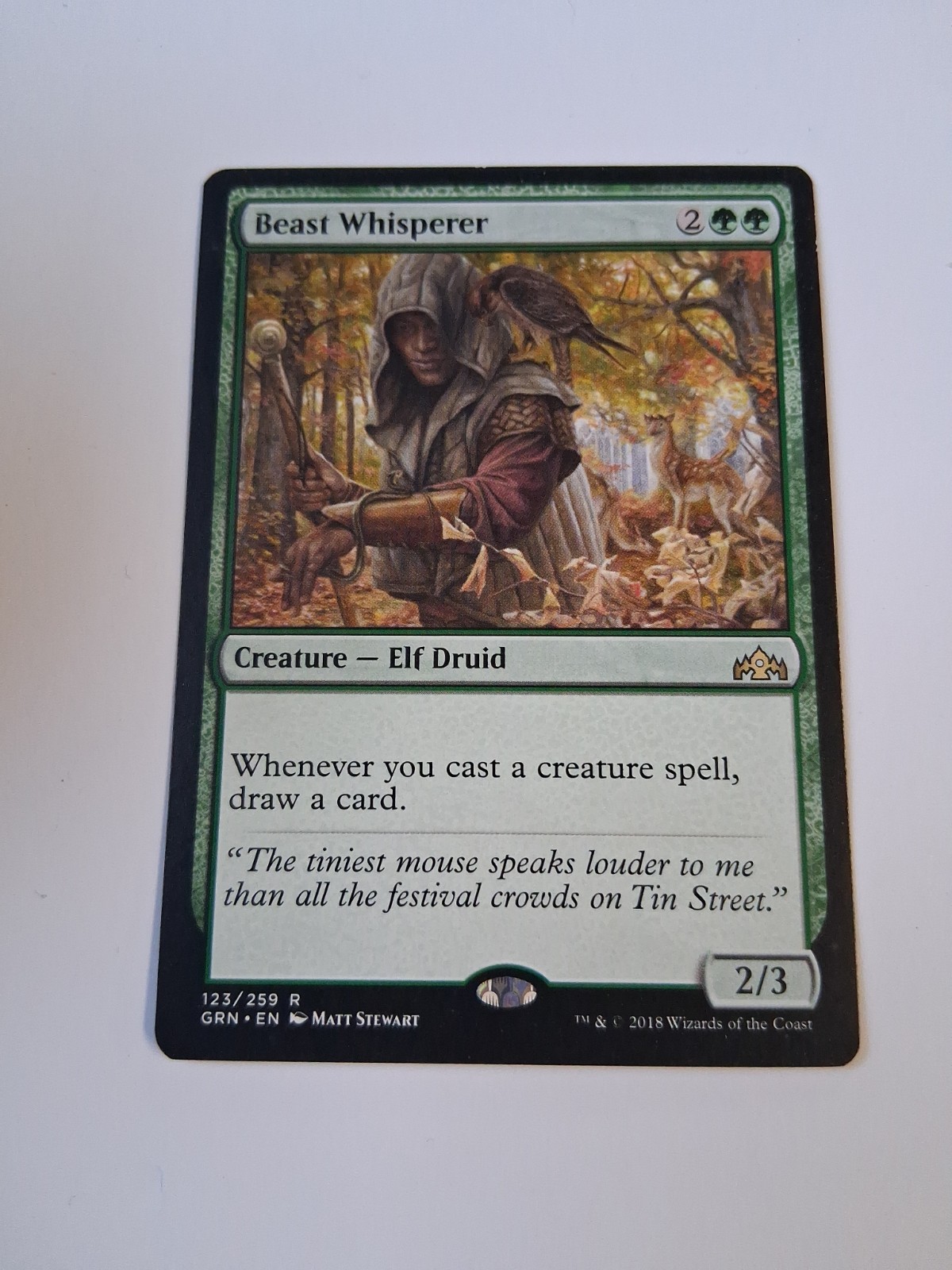 MTG Beast Whisperer Guilds of Ravnica