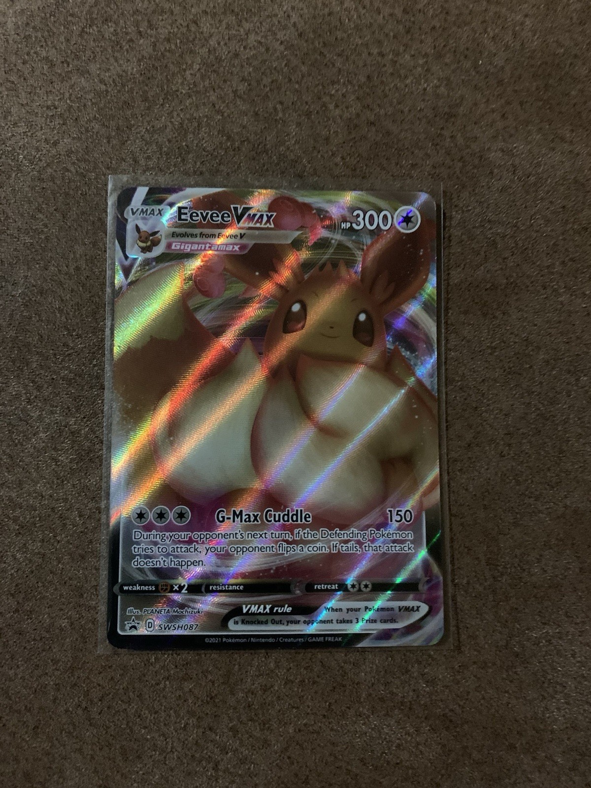 Eevee VMAX SWSH087 SWSH: Sword & Shield Promo Cards Holo