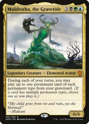 Muldrotha, the Gravetide DOM NM MTG