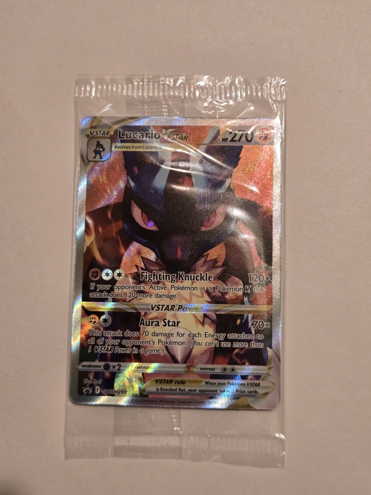 Lucario VSTAR SWSH291 Promo – SEALED NM