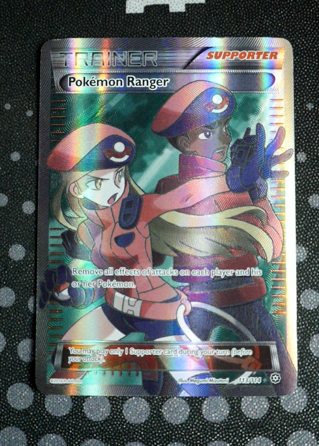 Pokemon Ranger (Full Art) Pokemon XY – Steam Siege STS #113/114 Holo