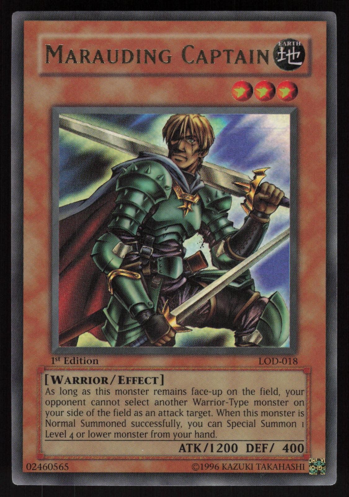 Marauding Captain LOD-018 Legacy of Darkness 1st Edition Ultra Rare YU-GI-OH