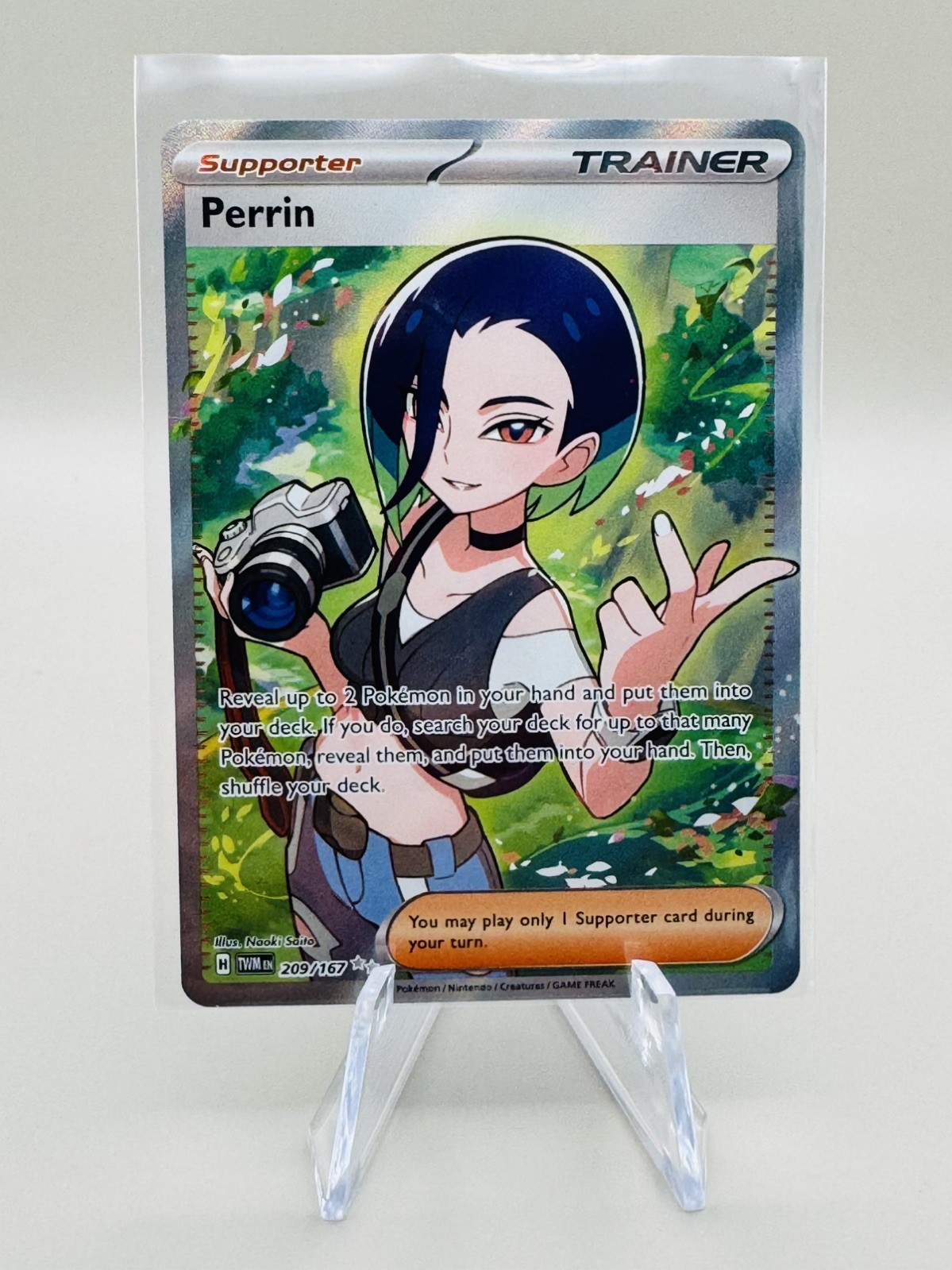 Perrin 209/167 Ultra Rare Twilight Masquerade Pokemon NM/M