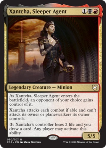 x1 Xantcha, Sleeper Agent R MTG Commander 2018 M/NM, English