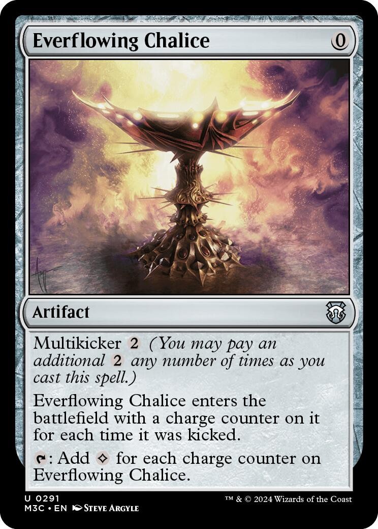 Everflowing Chalice-291-NM-Commander: Modern Horizons 3-Magic