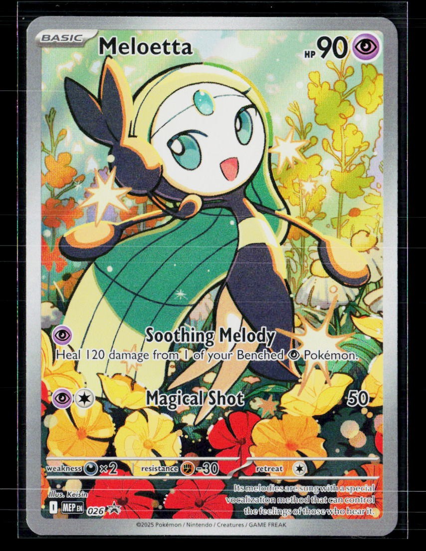 Meloetta 026 Illustration Rare Holo ME: Mega Evolution Promo NM