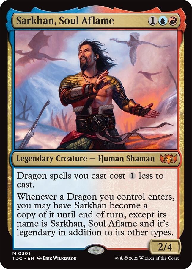 Sarkhan, Soul Aflame TDC 301 English NM – MTG