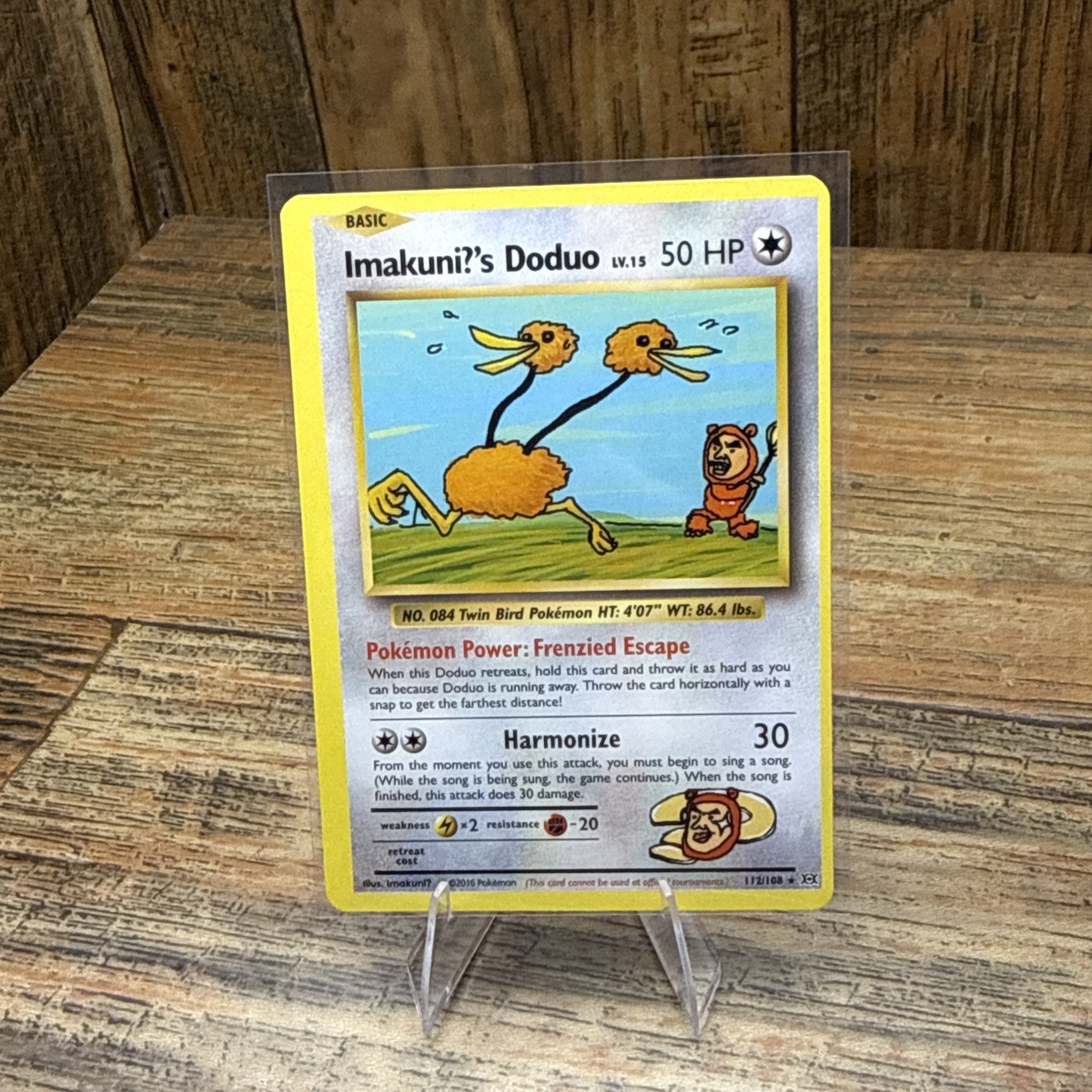 Imakuni?’s Doduo 112/108 [NM] Secret Rare Evolutions Pokemon See Photos