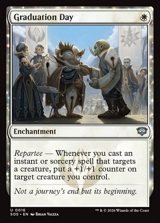 MTG Secrets of Strixhaven U Graduation Day #0016 PLAYSET 4X X4