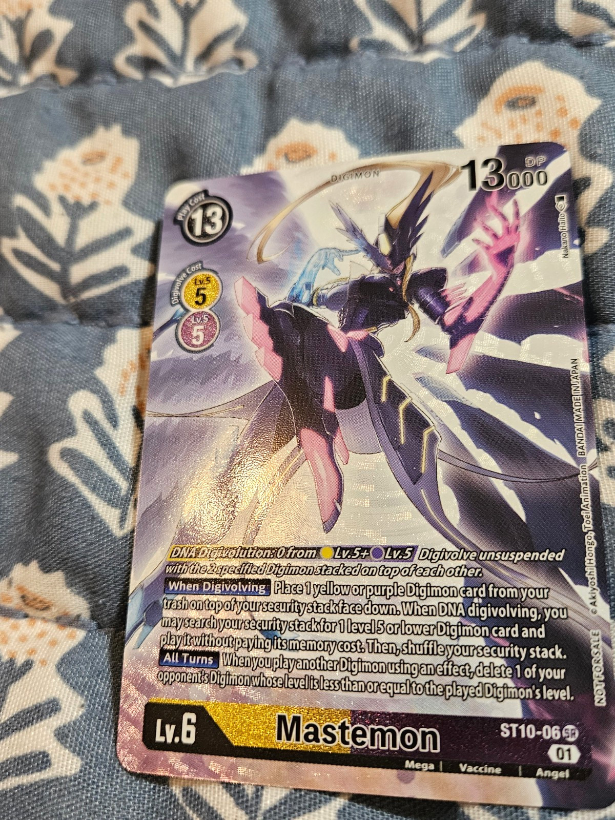 Mastemon FOIL Promo ST10-06 SR Alternate Art – Digital Hazard – Digimon