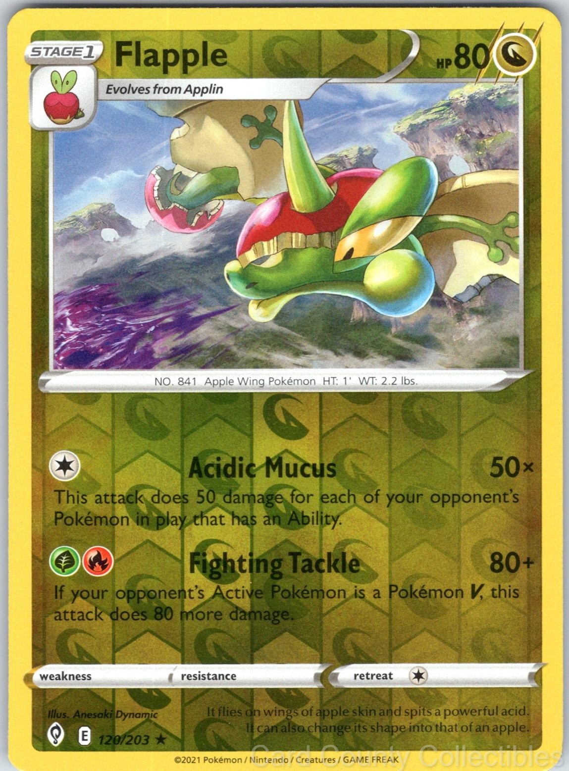 FLAPPLE 120/203 POKEMON NM/M