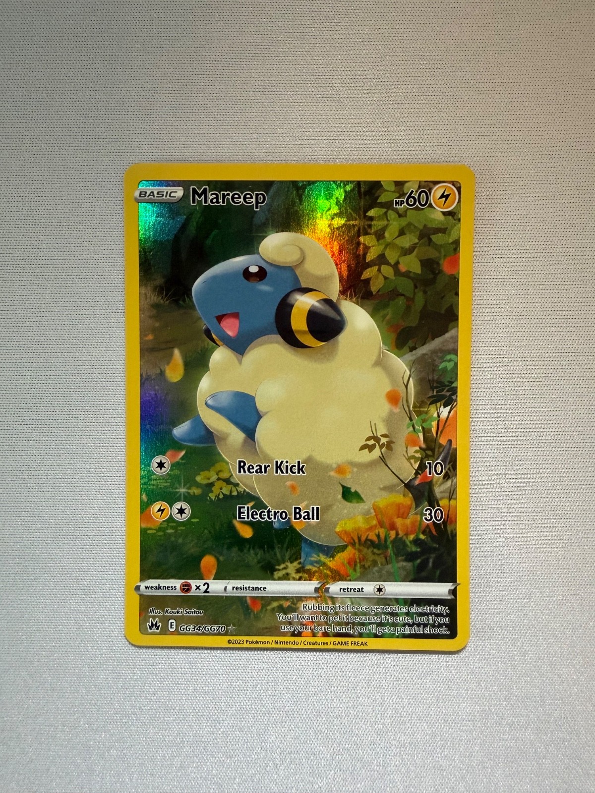 Mareep | GG34/GG70 | Crown Zenith | Pokemon | NM
