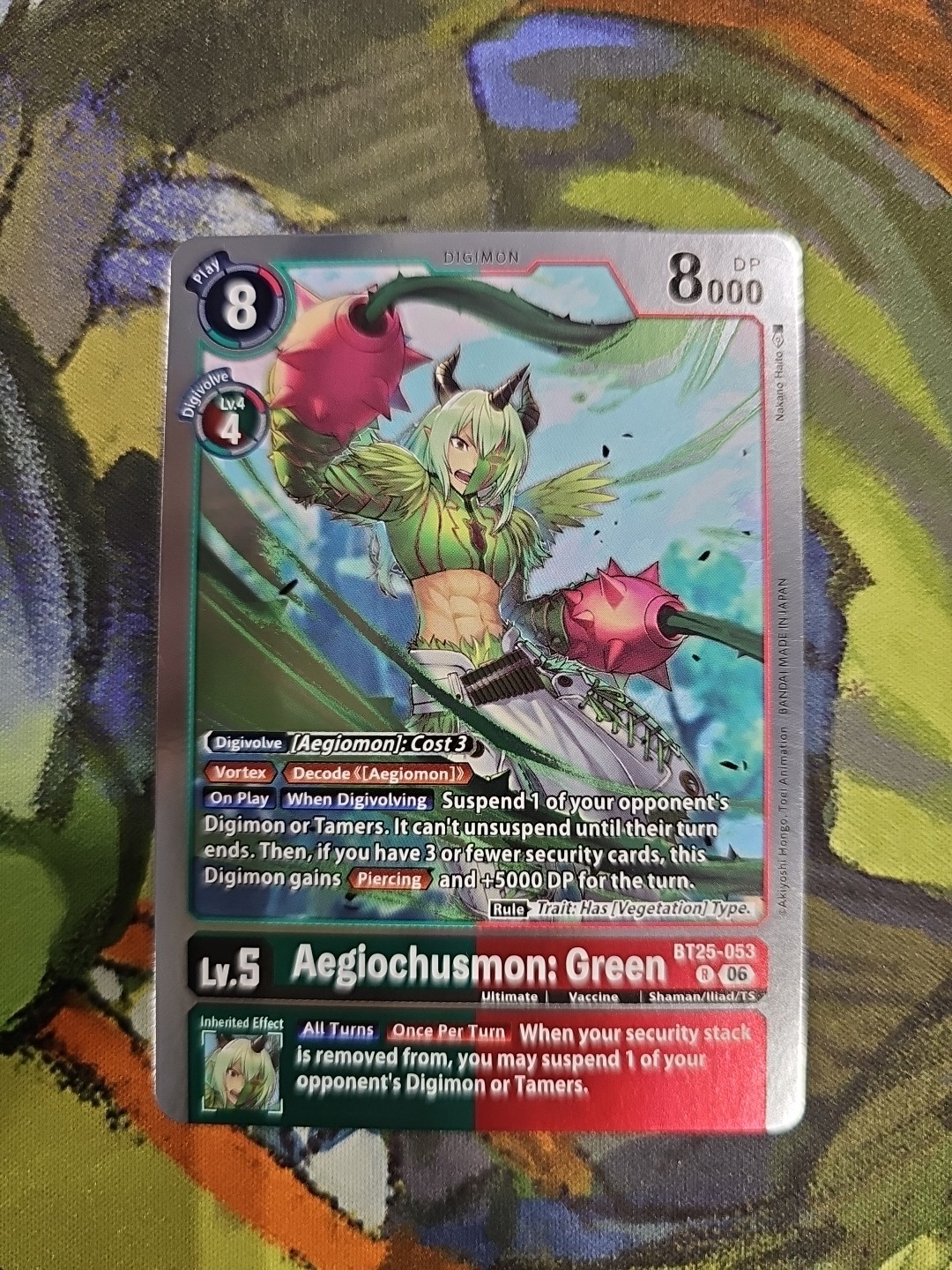 Digimon TCG BT25-053 Dual Revolution Aegiochusmon: Green