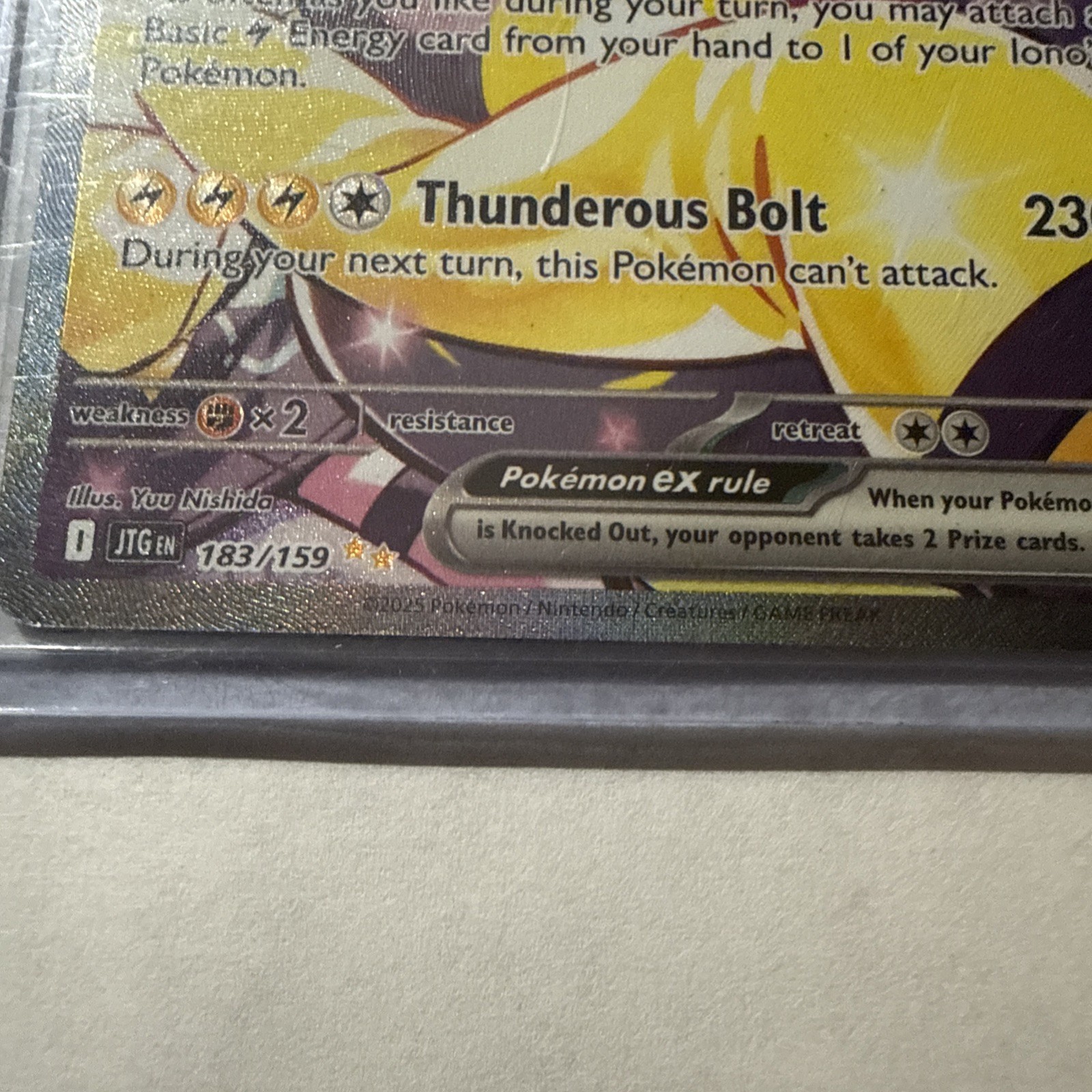 Iono’s Bellibolt EX 183/159 Sv09 Journey Together Special Illustration Rare Holo