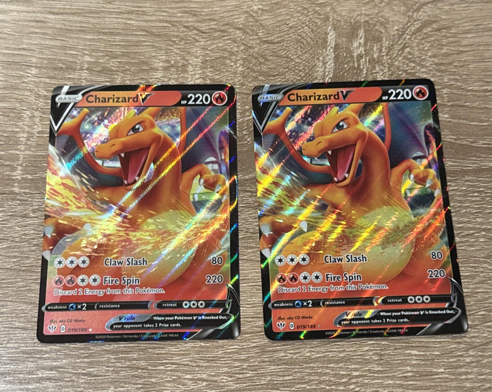 Pokémon TCG Charizard V 19/189 Darkness Ablaze GEM Mint HOLO – READ DESCRIPTION