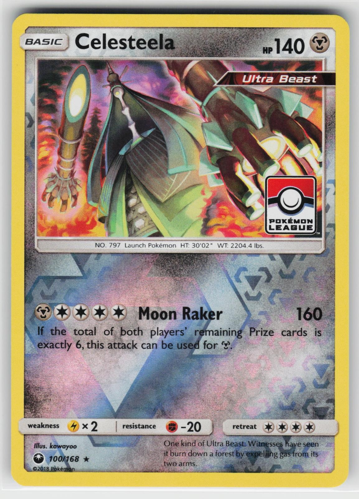 Celesteela (Pokemon League) 100/168 Holo P Cards Reverse Holo LP Pokemon