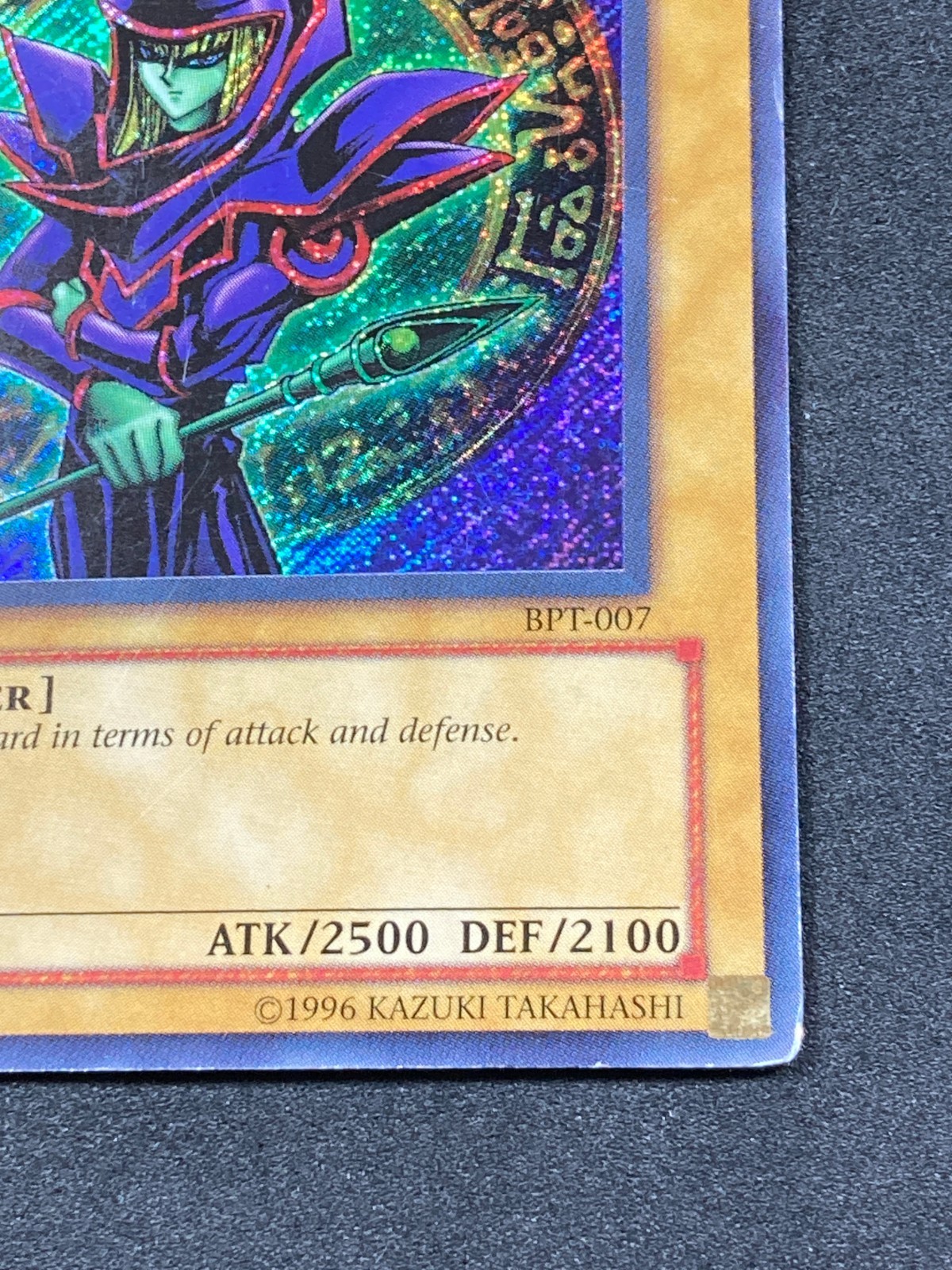YU-GI-OH! Dark Magician BPT-007 Secret Rare Limited Edition 2003 – Heavy Play