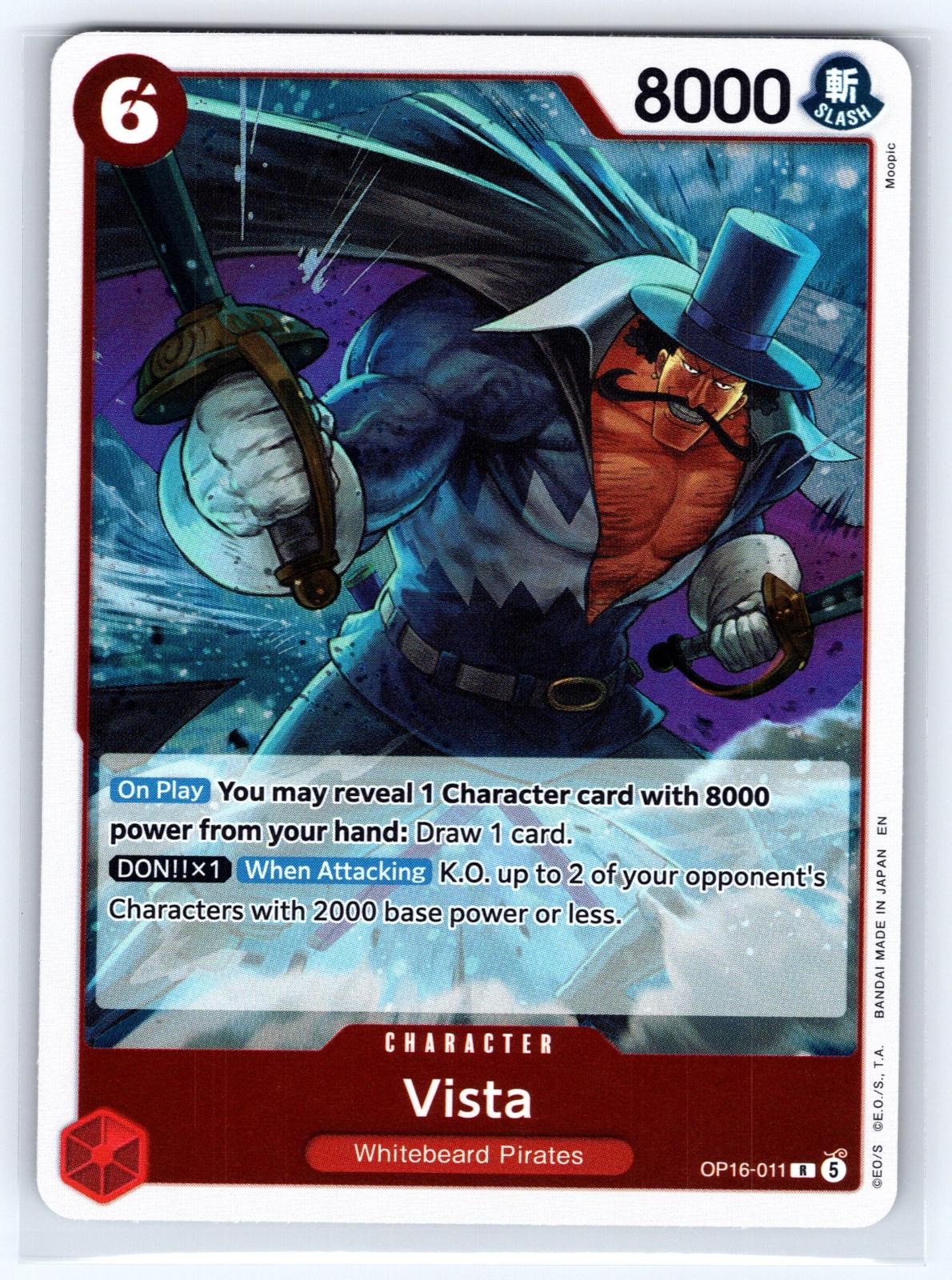 Vista OP16-011 R The Time of Battle One Piece Foil NM