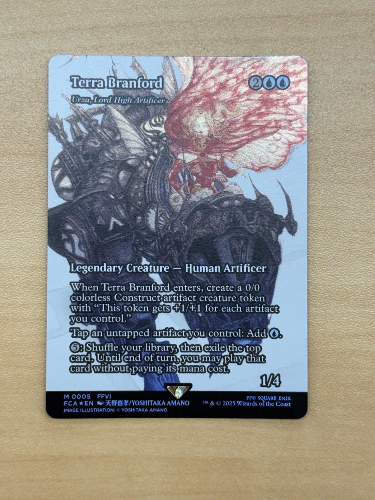 FOIL Terra Branford Urza, Lord High Artificer SHOWCASE MTG Final Fantasy #0005
