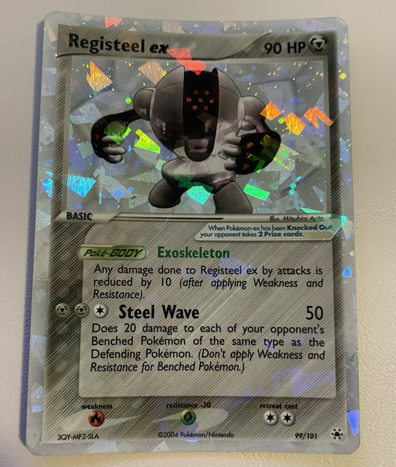 Registeel ex 99/101 EX Hidden Legends Holo Ultra Rare English 90HP Basic