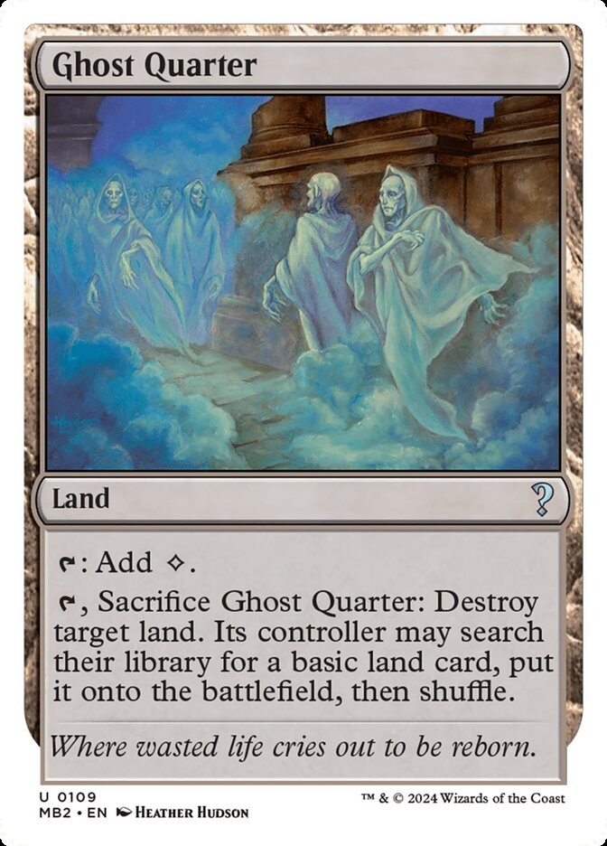 MTG Magic the Gathering Ghost Quarter (109/390) Mystery Booster 2 NM