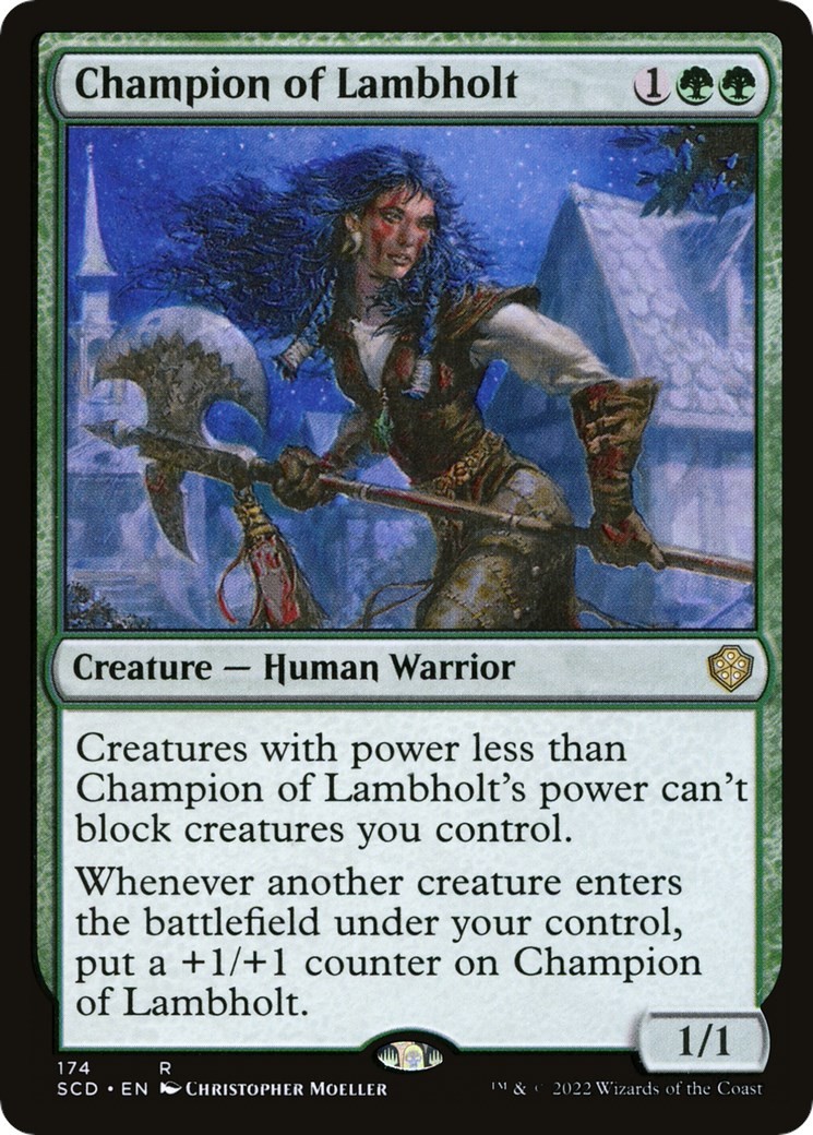 Champion of Lambholt – 174 – NM – Starter Commander Decks – MTG