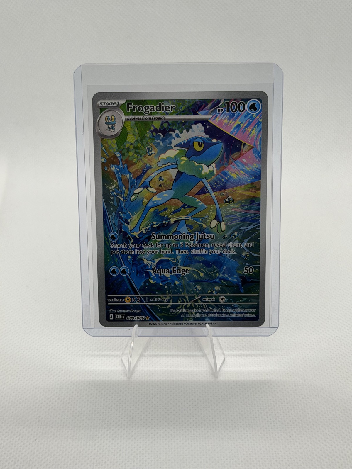 Frogadier 089/086 Me04: Chaos Rising Holo