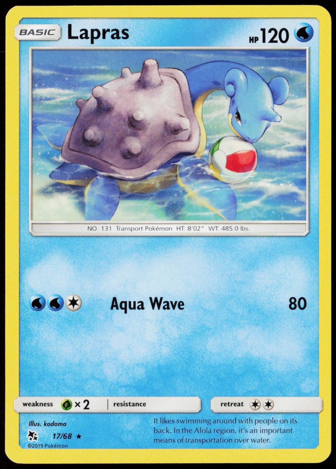 Lapras – NM # 17/68 HIF