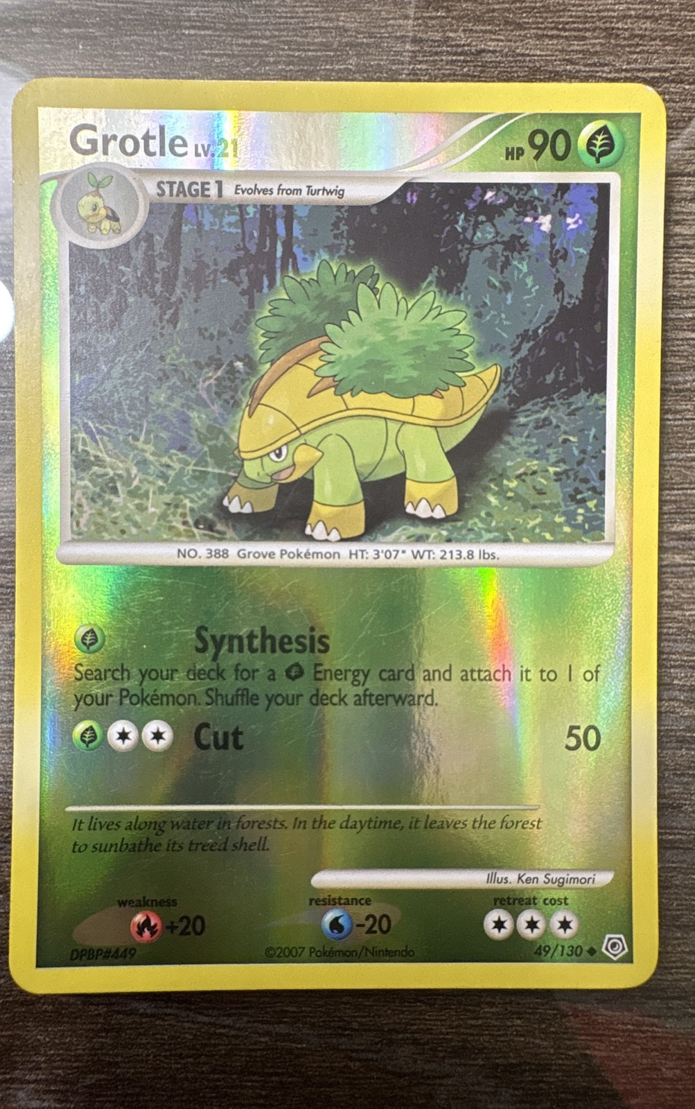 Grotle 49/130 Diamond and Pearl Reverse Holo