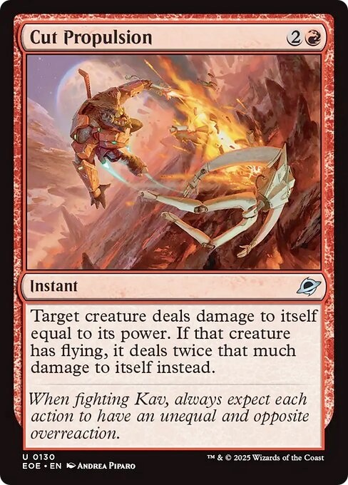CUT PROPULSION x4 mtg NM-M Edge of Eternities 4 Unc