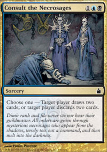 Consult the Necrosages x1 – Ravnica – Light Play, English – Ravnica