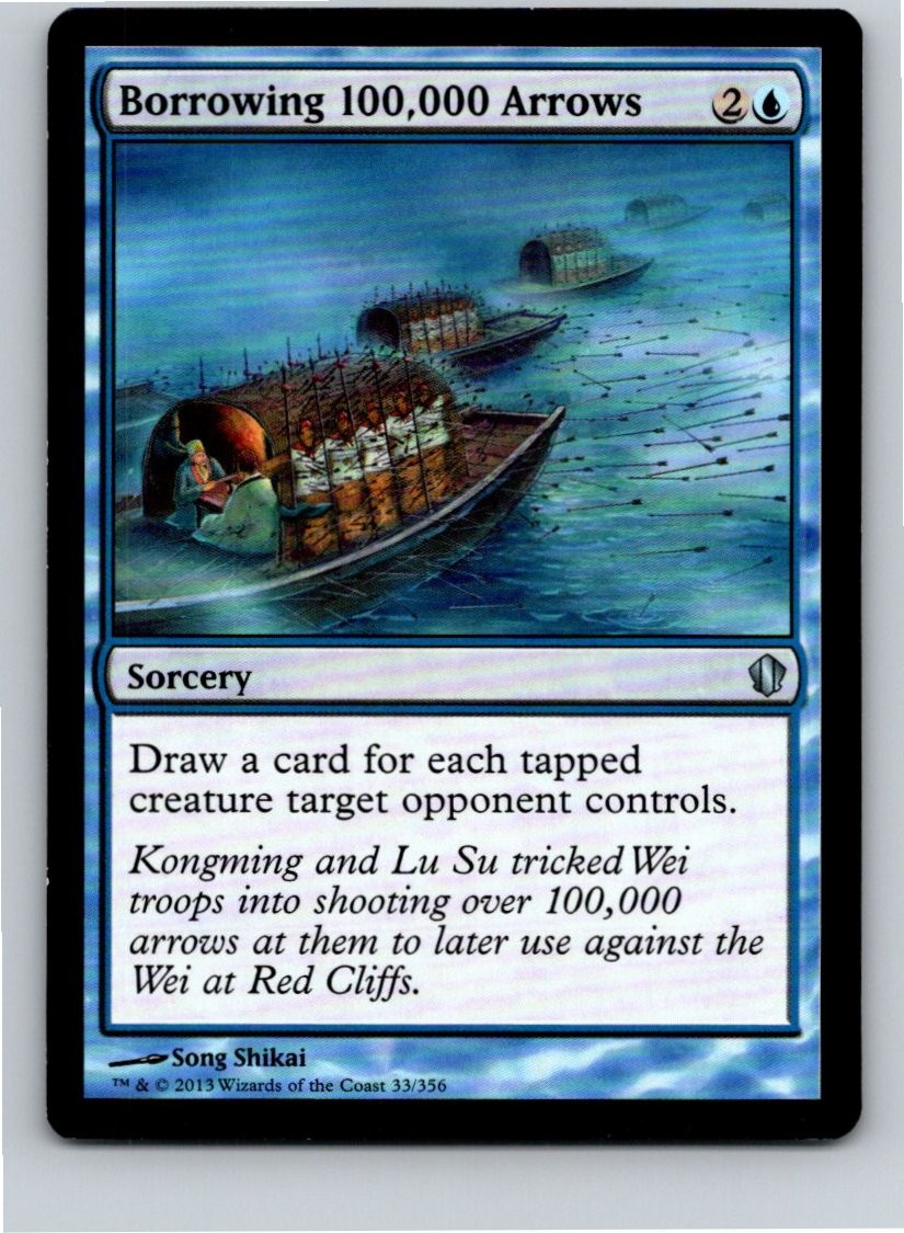 Magic the Gathering Borrowing 100,000 Arrows Commander 2013 MTG Free Shipping!