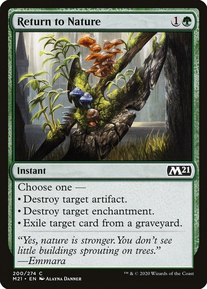Return to Nature – 200 – Core Set 2021 – MTG