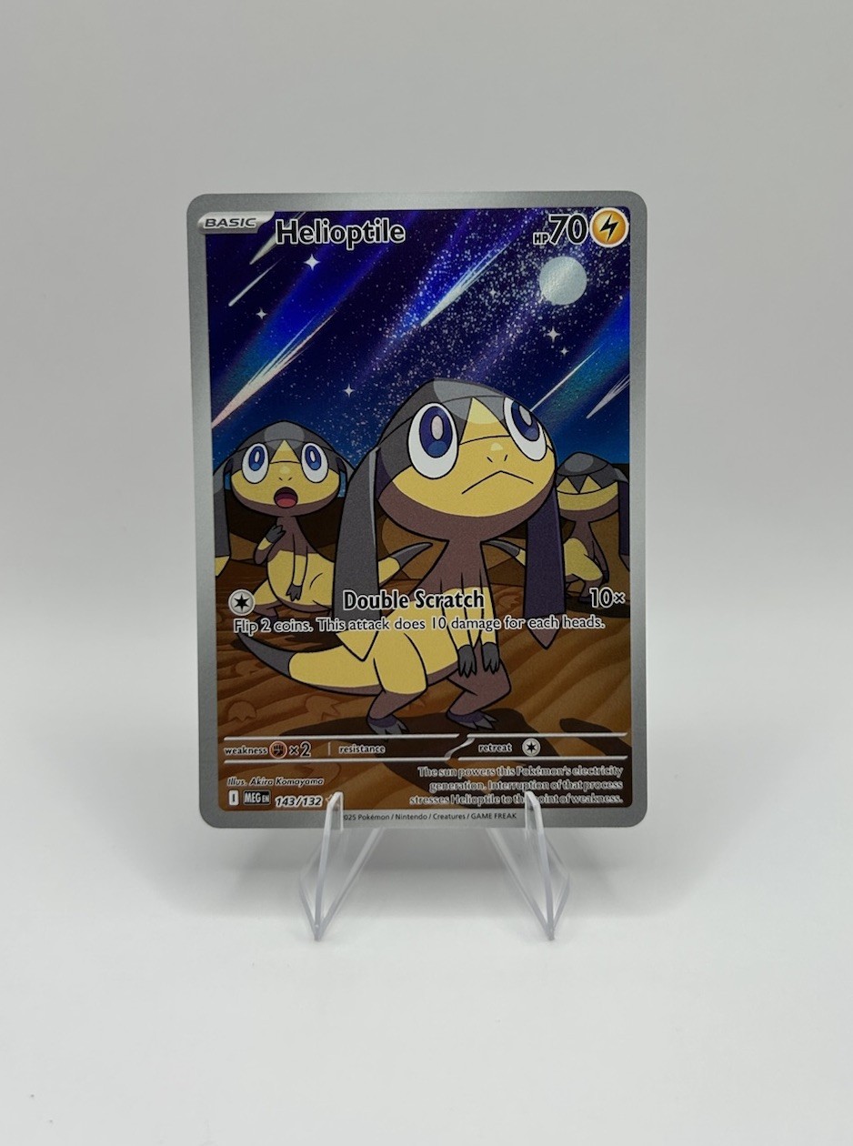 Helioptile 143/132 Me01: Mega Evolution Holo