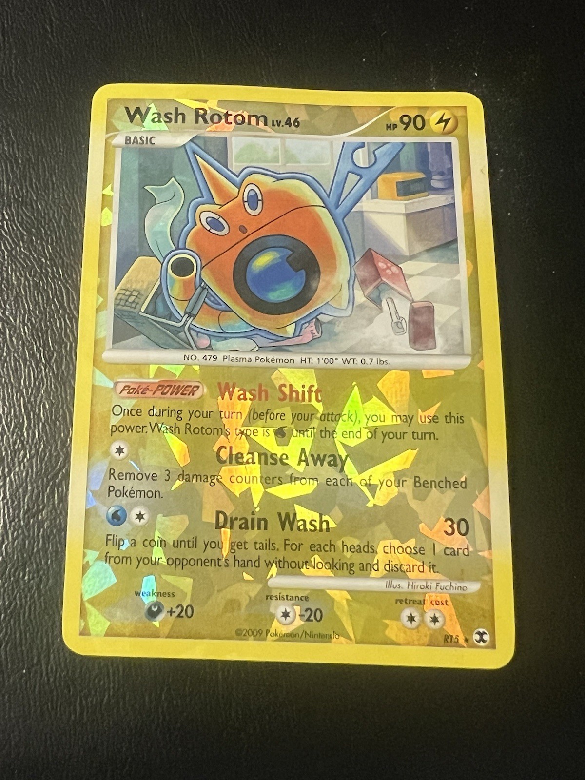Wash Rotom RT5/6 Rising Rivals Reverse Holo Ultra Rare EN 90 HP