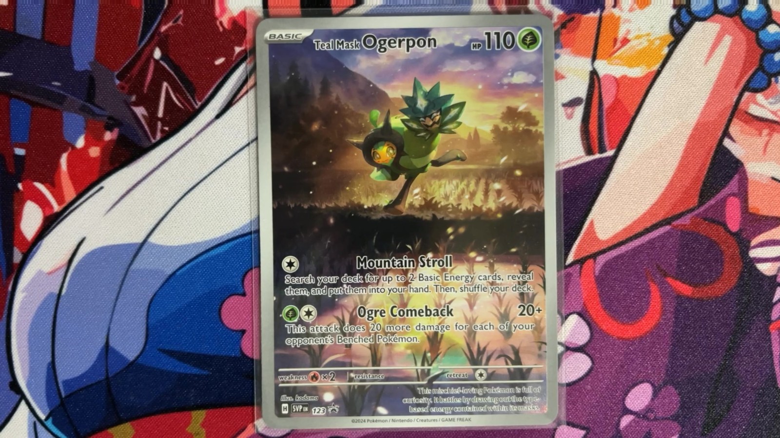Teal Mask Ogerpon — SVP123 — Pokemon Twilight Masquerade Promo