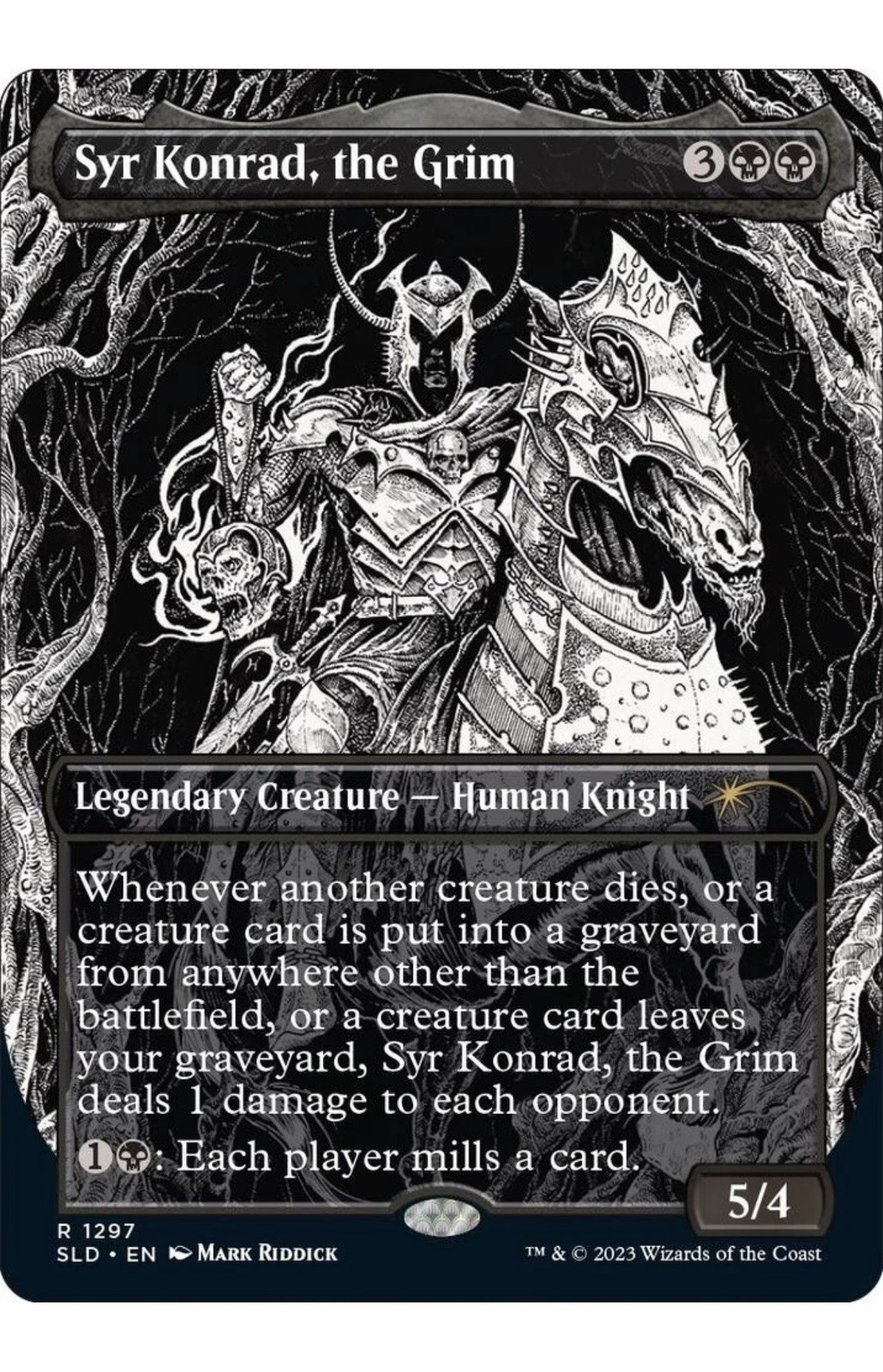 MTG Syr Konrad, the Grim (1297/2880) Secret Lair Drop Series LP